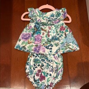Janie and Jack dress and bloomer set